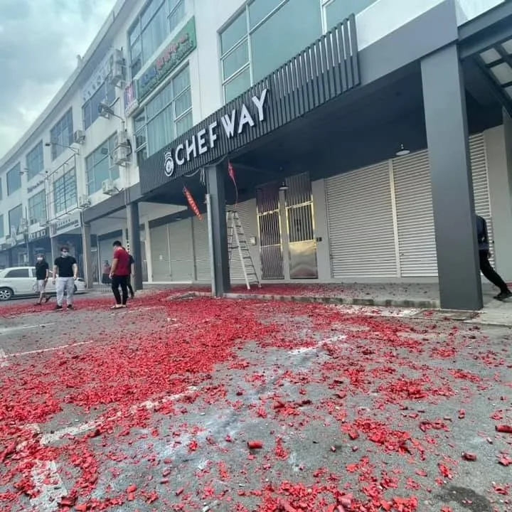Chefway shopfront on opening day