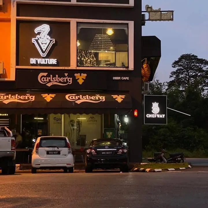 The first Chefway shop at night